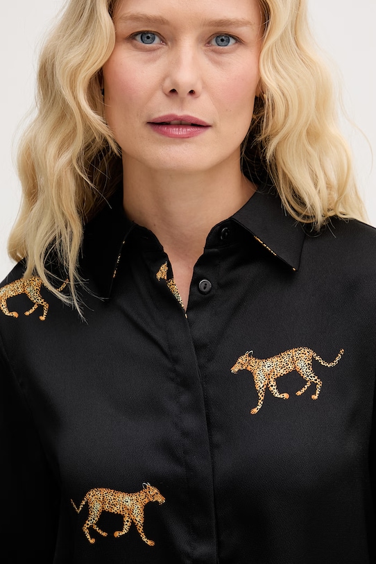 Lola Casademunt koszula damska czarny LS2615051