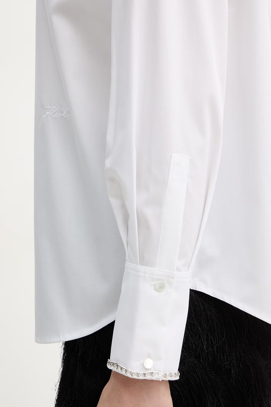 Karl Lagerfeld koszula damska bawełniana B2W11003 biały