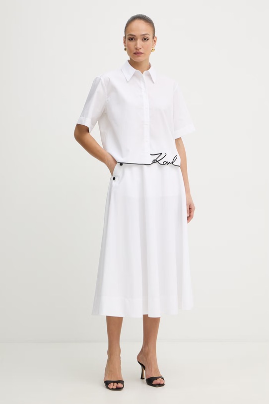 Karl Lagerfeld koszula damska B2W11017 biały SS26
