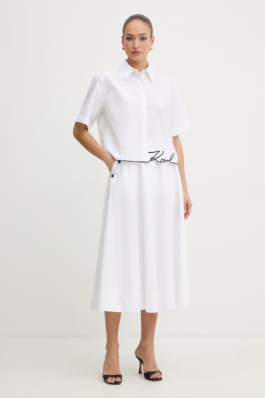 Karl Lagerfeld koszula damska B2W11017 biały SS26