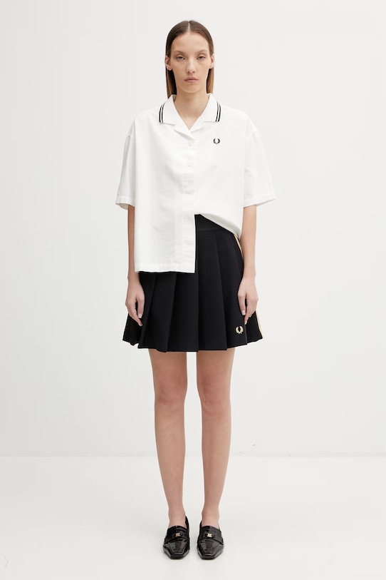 Fred Perry рубашка женская хлопковая белый G2177