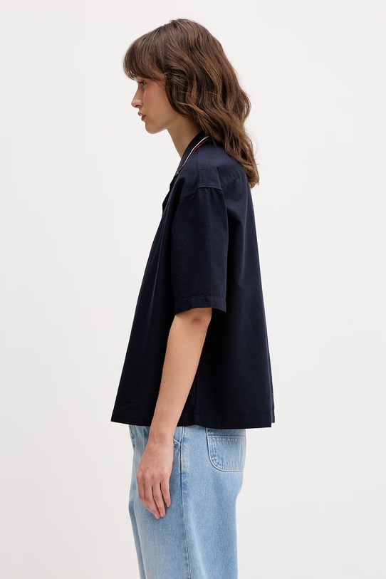 Fred Perry koszula bawełniana G2177 granatowy SS26