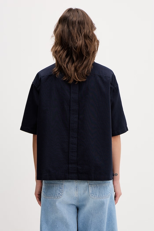 Odzież Fred Perry koszula bawełniana G2177 granatowy