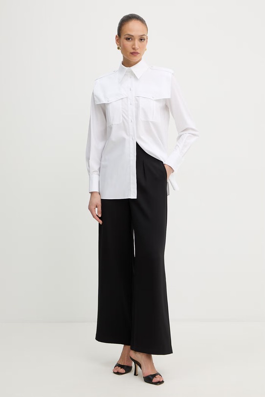 Karl Lagerfeld koszula damska bawełniana B2W11033 biały SS26