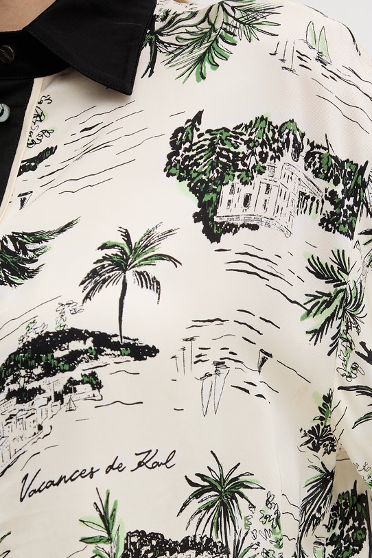 Karl Lagerfeld košile dámská z viskózy B2W11016 béžová