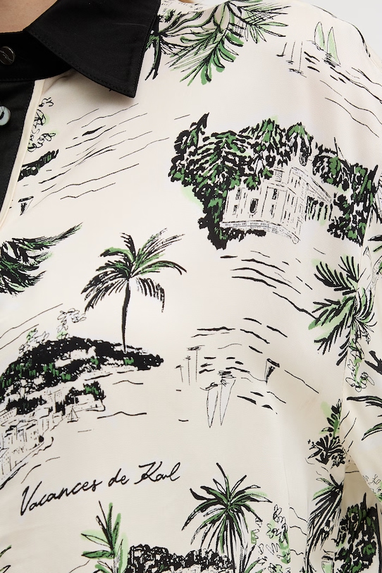 Karl Lagerfeld košile dámská z viskózy B2W11016 béžová