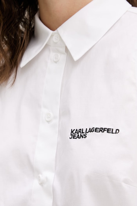 Košeľa Karl Lagerfeld Jeans B2W11020 biela