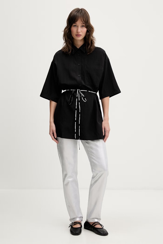 Košulja Karl Lagerfeld Jeans B2W11022 crna SS26