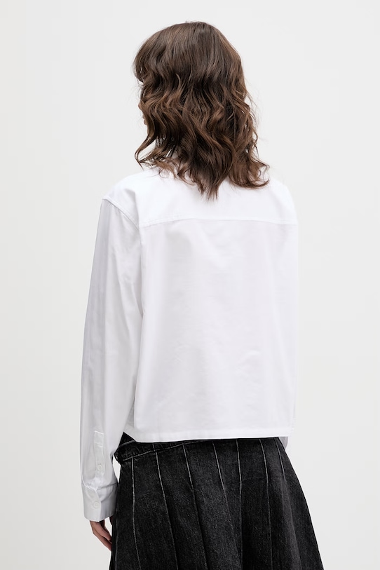 Oblečenie Karl Lagerfeld Jeans košeľa dámska bavlnená B2W11043 biela