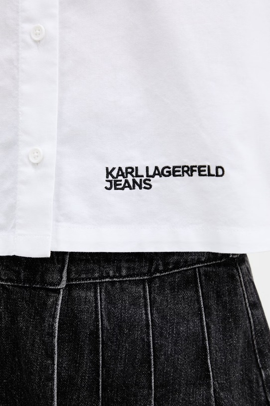 Karl Lagerfeld Jeans košeľa dámska bavlnená B2W11043 biela