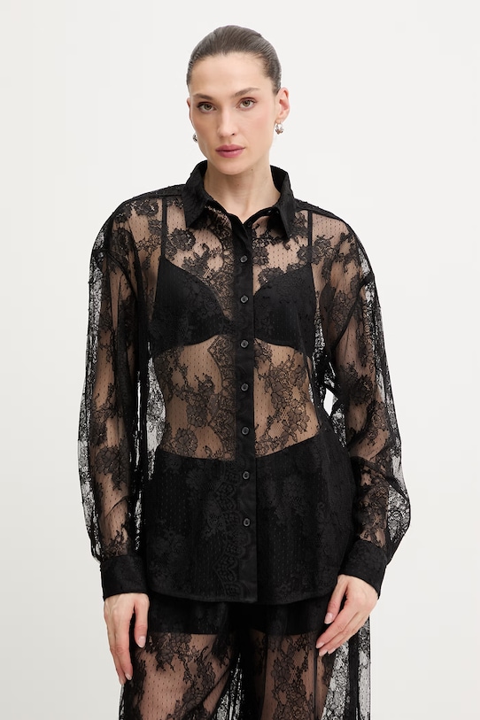 Bardot koszula klasyczny czarny 60360TB