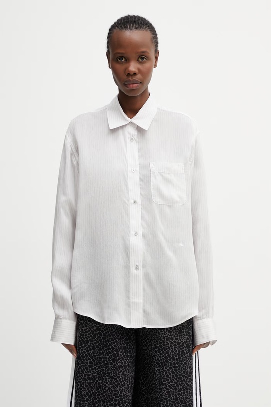 Our Legacy Forever koszula damska z jedwabiem biały W2262FMS