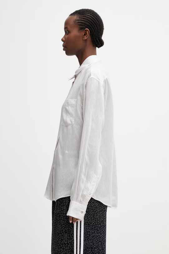 Our Legacy Forever koszula damska z jedwabiem W2262FMS biały SS26