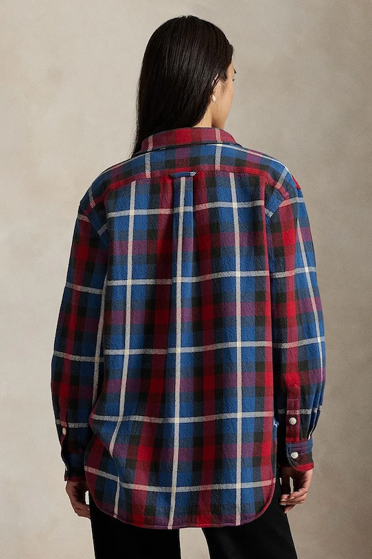 Polo Ralph Lauren koszula damska bawełniana 211941502 multicolor SS26