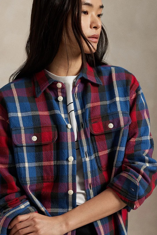 Polo Ralph Lauren koszula damska bawełniana multicolor 211941502