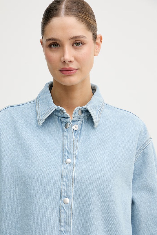 La Mania koszula damska bawełniana CASSIDY niebieski LM.CASSIDY
