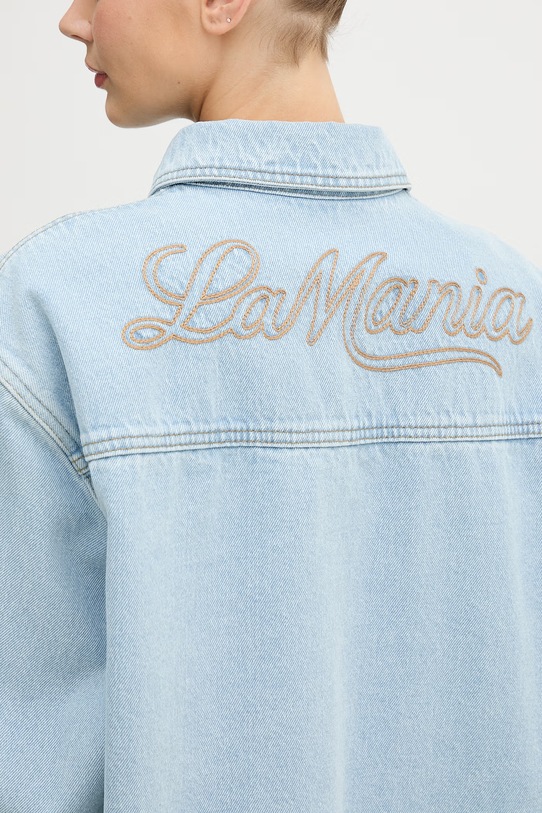 La Mania koszula damska bawełniana CASSIDY LM.CASSIDY niebieski