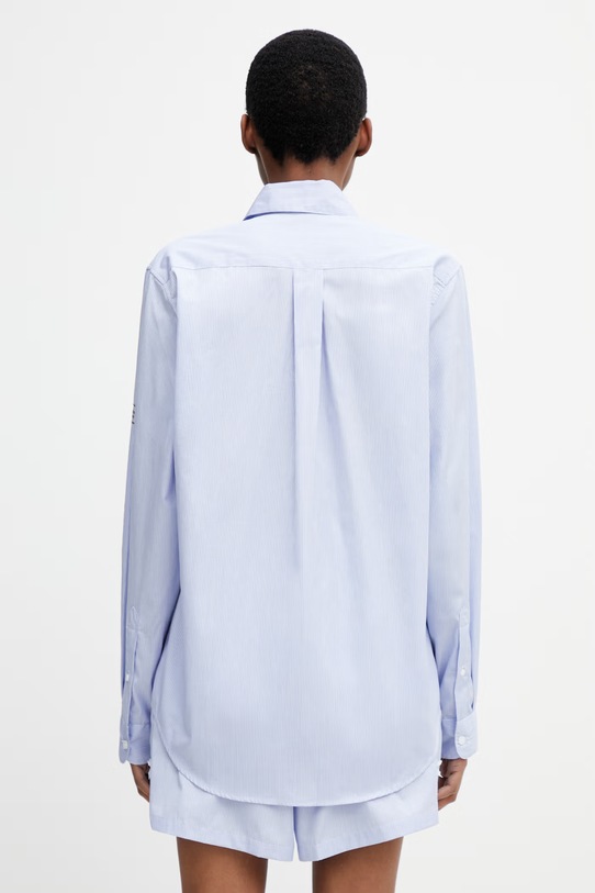 Odzież Martine Rose Classic koszula bawełniana damska 401WS36531 niebieski