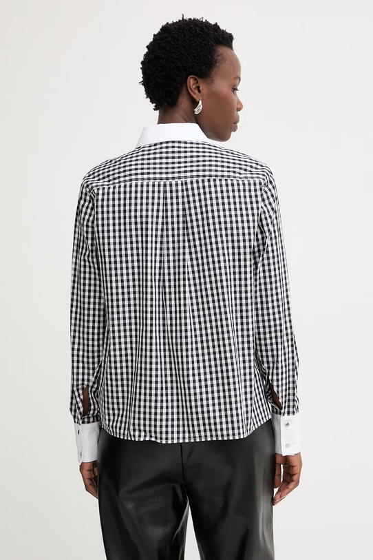 Odzież Morgan koszula damska bawełniana CVICHY czarny