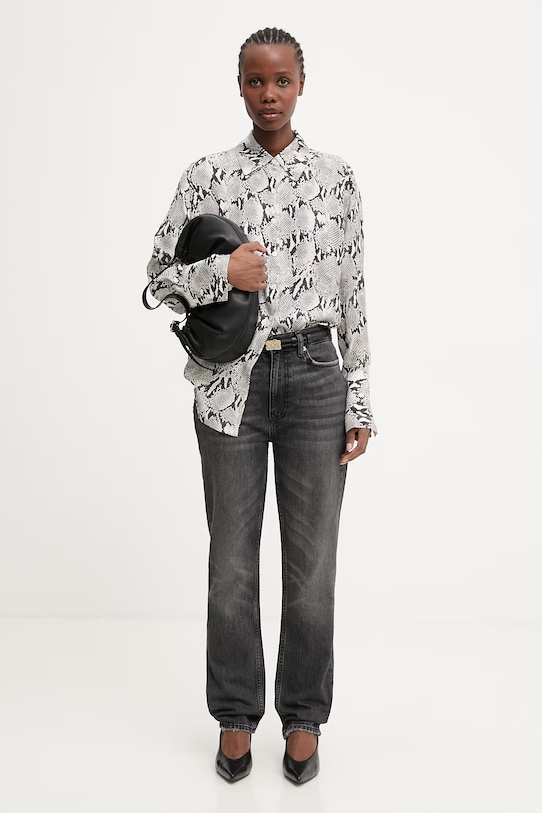 Anine Bing Bridget koszula damska A.07.12053 beżowy