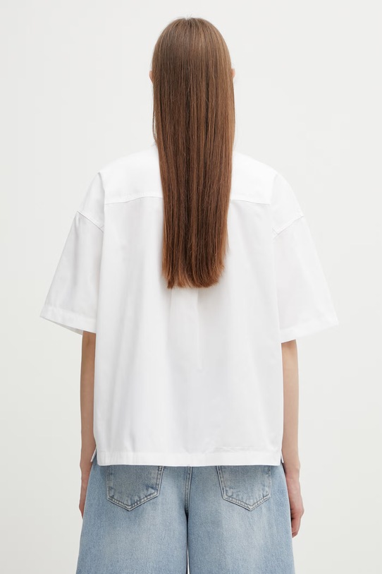 Odzież Carhartt WIP W' S/S Belmont Shirt koszula bawełniana damska I036277.02XX biały