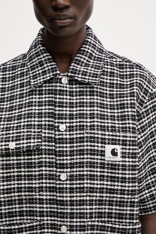 Carhartt WIP W' S/S Michigan Shirt koszula bawełniana damska czarny I036261.3JOXX