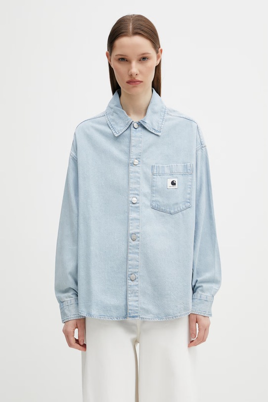 Carhartt WIP W' Alta Shirt Jac koszula zamszowa damska niebieski I036232.112