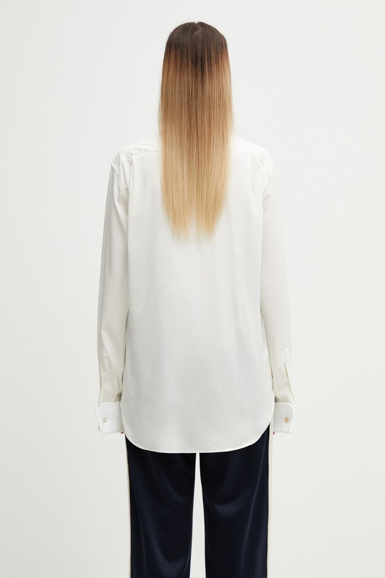 Odzież Wales Bonner Portrait koszula bawełniana damska US26SH07.CO04.110 beżowy