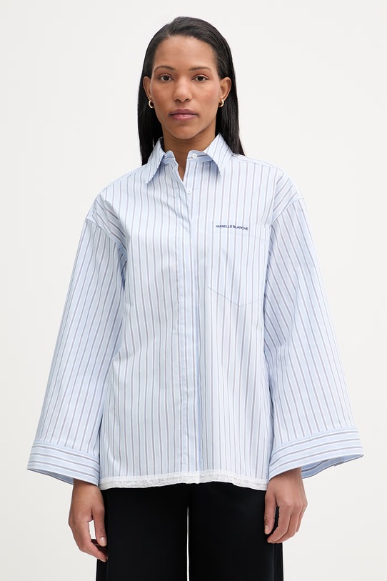 Isabelle Blanche koszula damska niebieski IS26SS.C091.T021