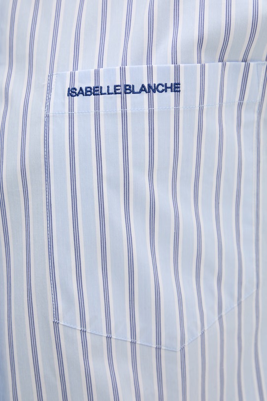 Isabelle Blanche koszula damska z bawełny IS26SS.C092.T021 niebieski