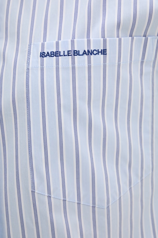 Isabelle Blanche koszula damska z bawełny IS26SS.C092.T021 niebieski