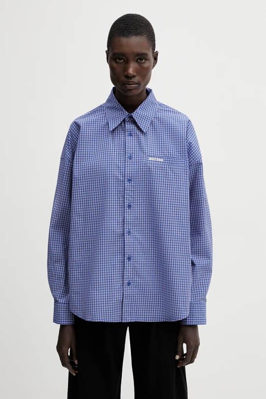 WRSTBHVR Tavi cămașă din bumbac pentru femei violet U4026SB.3324