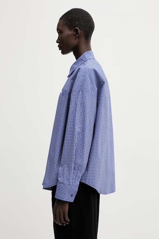 WRSTBHVR Tavi cămașă din bumbac pentru femei U4026SB.3324 violet SS26