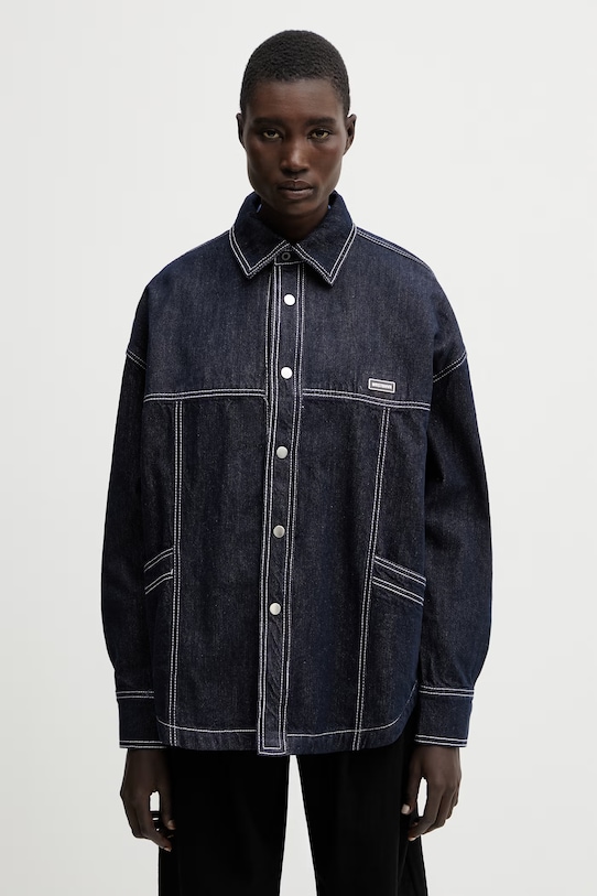 WRSTBHVR Leandra cămașă din denim de damă bleumarin U4026SB.3330