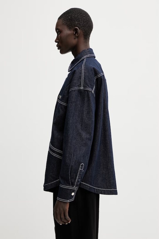 WRSTBHVR Leandra cămașă din denim de damă U4026SB.3330 bleumarin SS26