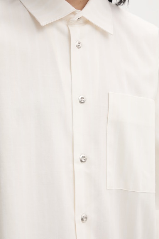 Marimekko koszula damska bawełniana 095436 beżowy