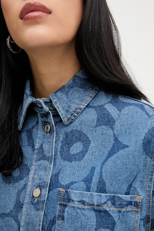 Marimekko košile dámská džínová 095426 modrá