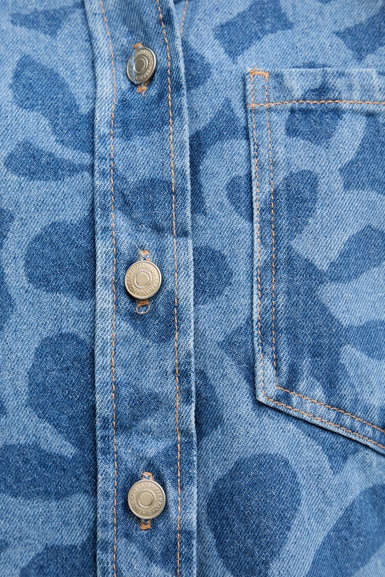 Marimekko cămașă pentru femei, din bumbac 095695 albastru