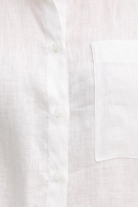 Sisley košeľa dámska ľanová 51G1LQ0AU biela