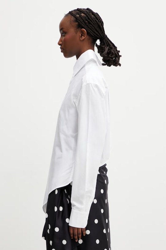 Jean Paul GAULTIER camicia in cotone da donna 26.02.W.ST059.C070.01 bianco SS26