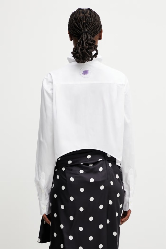 Oblečenie Jean Paul GAULTIER košeľa bavlnená dámska 26.02.W.ST059.C070.01 biela