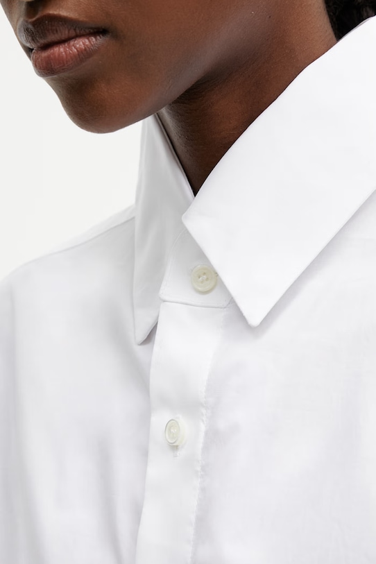 Jean Paul GAULTIER camicia in cotone da donna bianco 26.02.W.ST059.C070.01