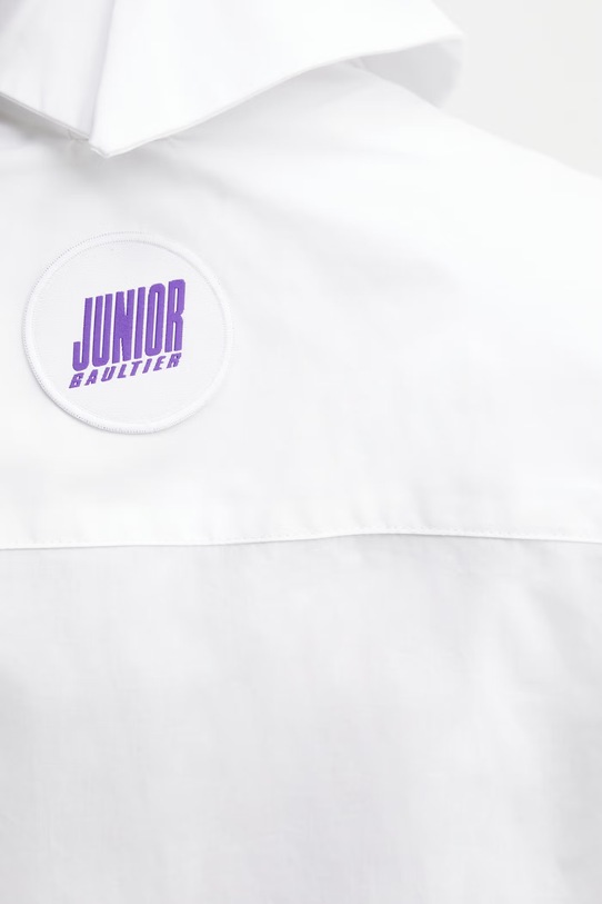 Jean Paul GAULTIER košeľa bavlnená dámska 26.02.W.ST059.C070.01 biela