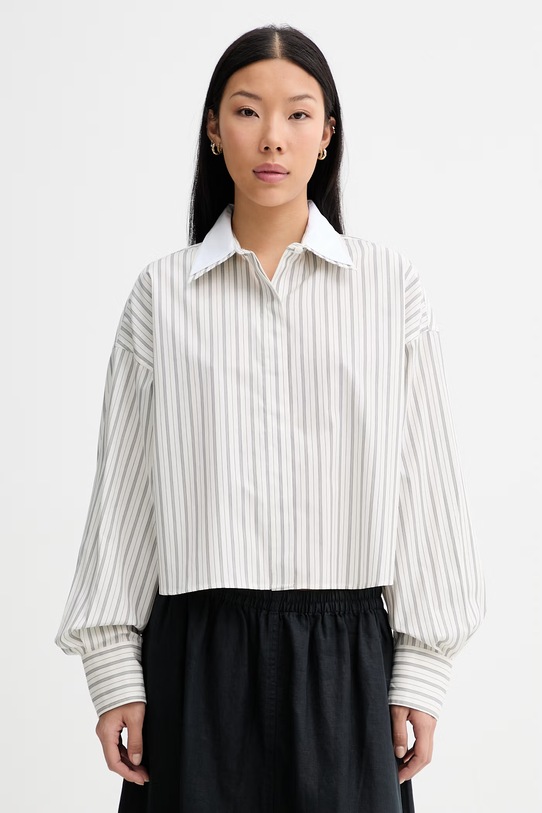 rag & bone košeľa dámska bavlnená Marin béžová RA2M26SSMSW