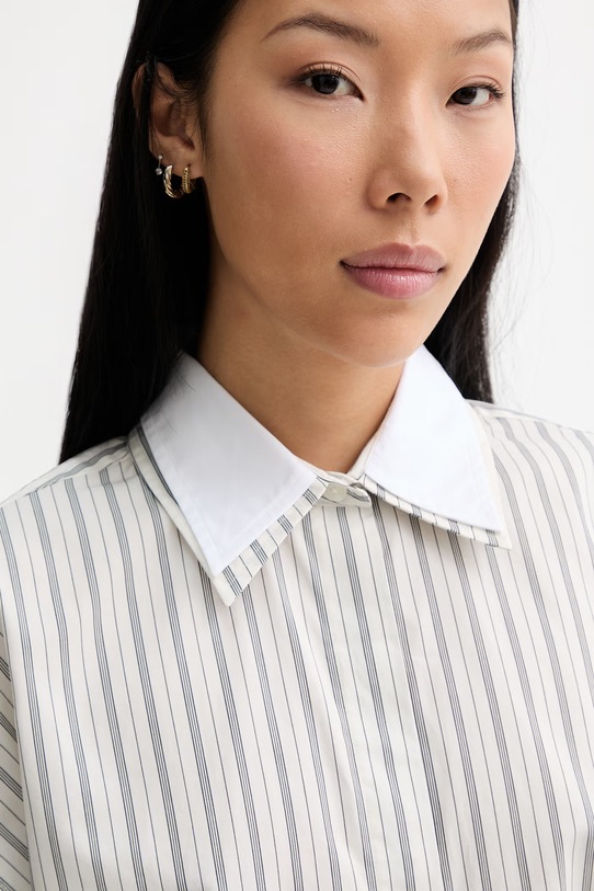 rag & bone košeľa dámska bavlnená Marin béžová RA2M26SSMSW