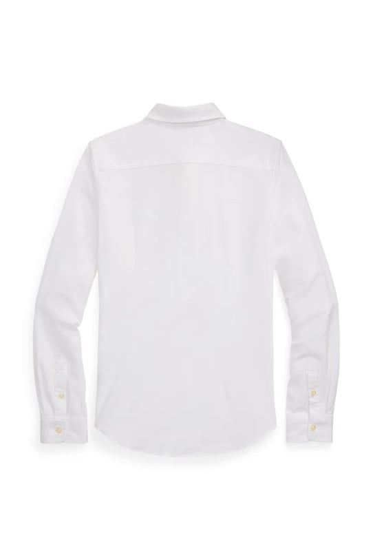 Dziewczynka Polo Ralph Lauren koszula bawełniana dziecięca 313929954004 biały