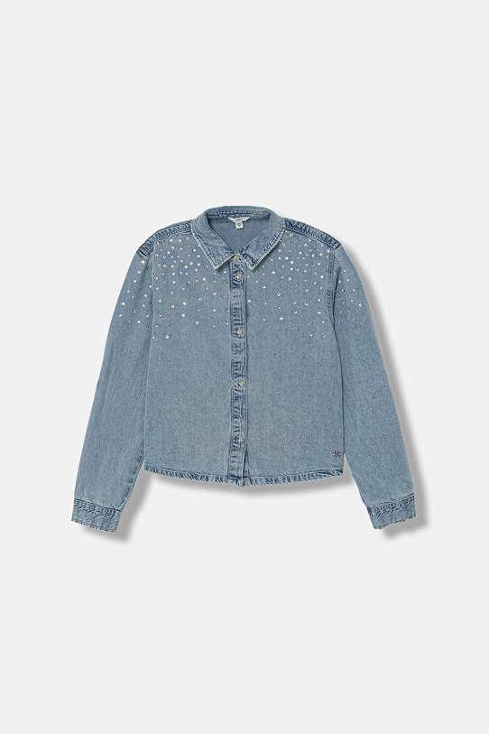 Παιδικό τζιν πουκάμισο Guess casual μπλε J6RH07.D4EU0.PPY2