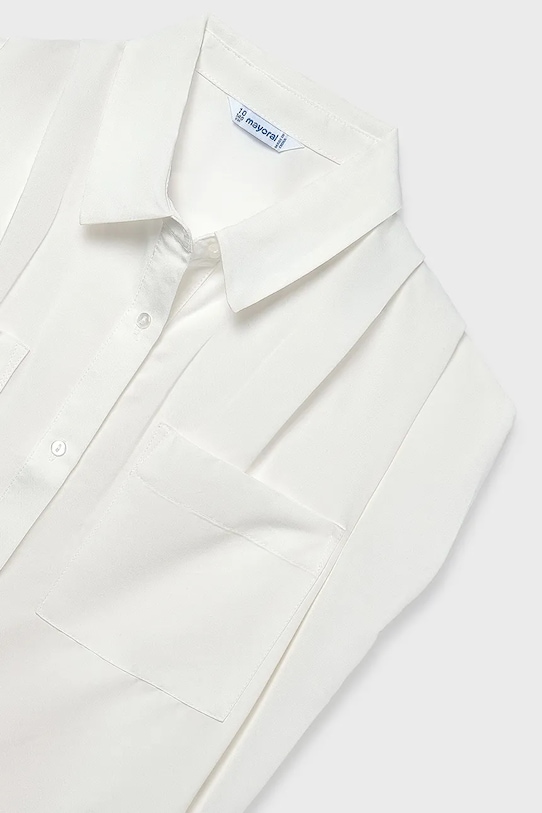 Dziewczynka Mayoral koszula dziecięca 6158.8D.Junior.PPY2 biały