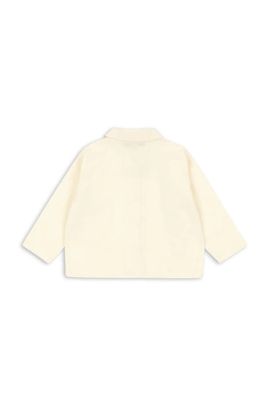 Dziewczynka Konges Sløjd koszula bawełniana dziecięca EVIA CHERRY SHIRT GOTS KS104795.PPY2 beżowy