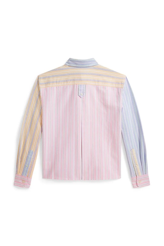 Dziewczynka Polo Ralph Lauren koszula bawełniana dziecięca 313A11793001 różowy